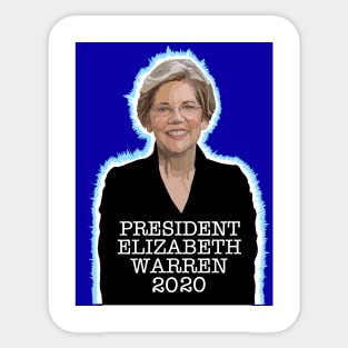 PRESIDENT ELIZABETH WARREN 2020 [2] Sticker